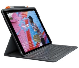 Logitech Slim Folio Grafitowy Bluetooth QWERTY Duński, Fiński, Norweski, Szwecki