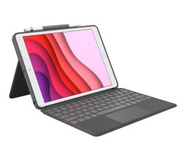 Logitech Combo Touch for iPad (7th, 8th, and 9th generation) Grafitowy Smart Connector QWERTZ Swiss