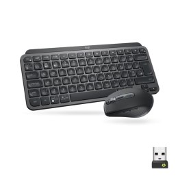 Logitech MX Keys Mini Combo for Business klawiatura Dołączona myszka Biuro RF Wireless + Bluetooth QWERTY Amerykański międzynaro