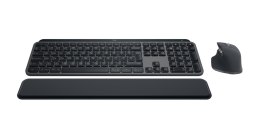 Logitech MX Keys S Combo klawiatura Dołączona myszka Biuro RF Wireless + Bluetooth QWERTY Amerykański międzynarodowy Grafitowy