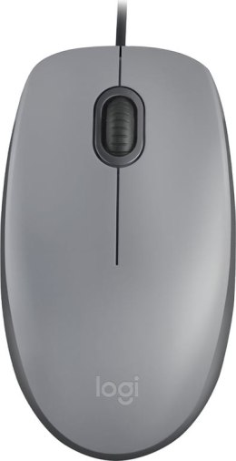 Logitech M110 myszka Oburęczny USB Typu-A Optyczny 1000 DPI