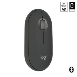 Logitech Pebble 2 M350s myszka Podróżniczy Oburęczny RF Wireless + Bluetooth Optyczny 4000 DPI