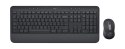 Logitech Signature MK650 Combo For Business klawiatura Dołączona myszka Bluetooth QWERTY Amerykański międzynarodowy Grafitowy