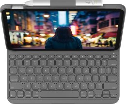 Logitech Slim Folio Szary Bluetooth QWERTY British English