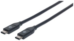 Manhattan 353526 kabel USB 1 m USB 3.2 Gen 2 (3.1 Gen 2) USB C Czarny