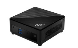 MSI Cubi 12M-001EU Intel® Core™ i7 i7-1255U 16 GB DDR4-SDRAM 512 GB SSD Windows 11 Home Mini PC Czarny