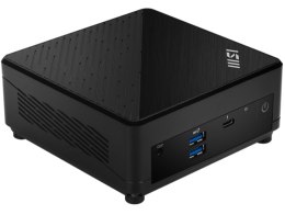 MSI Cubi 12M-001EU Intel® Core™ i7 i7-1255U 16 GB DDR4-SDRAM 512 GB SSD Windows 11 Home Mini PC Czarny