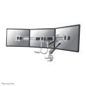 Neomounts NM-D775DX3SILVER uchwyt / stojak do monitorów 68,6 cm (27") Srebrny Biurko