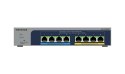 NETGEAR 8-port Ultra60 PoE++ Multi-Gigabit (2.5G) Ethernet Plus Switch Zarządzany L2/L3 2.5G Ethernet (100/1000/2500) Obsługa Po