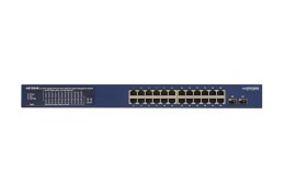 NETGEAR GS724TP-300EUS łącza sieciowe Zarządzany L2/L3/L4 Gigabit Ethernet (10/100/1000) Obsługa PoE Niebieski