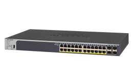 NETGEAR GS728TPP Zarządzany L2/L3/L4 Gigabit Ethernet (10/100/1000) Obsługa PoE 1U Czarny