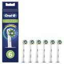 Oral-B CrossAction 80339345 koncówka do szczoteczki 6 szt. Niebieski, Zielony, Biały