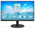 Philips V Line 221V8/00 monitor komputerowy 54,6 cm (21.5") 1920 x 1080 px Full HD LED Czarny