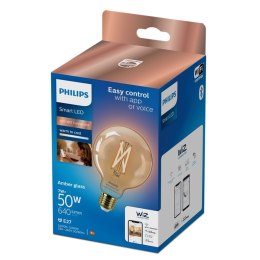 Philips Bursztynowa żarówka w kształcie kuli z widocznym spiralnym żarnikiem 7 W (odp. 50 W) G95 E27