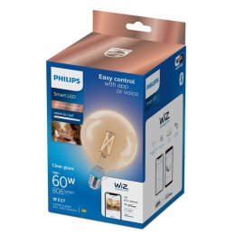 Philips Przezroczysta żarówka w kształcie kuli z widocznym spiralnym żarnikiem 7 W (odp. 60 W) G125 E27