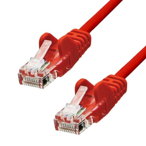 ProXtend V-5UTP-0025R kabel sieciowy Czerwony 0,25 m Cat5e U/UTP (UTP)