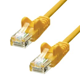 ProXtend V-5UTP-002Y kabel sieciowy Żółty 0,2 m Cat5e U/UTP (UTP)