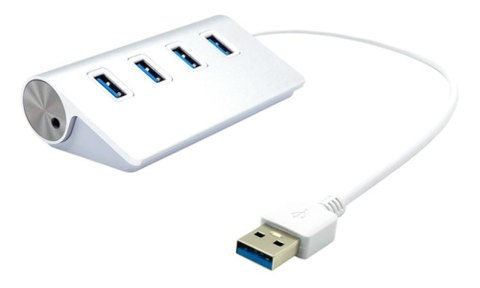 ProXtend USB3-HUB4S stacja dokująca Przewodowa USB 3.2 Gen 1 (3.1 Gen 1) Type-A Biały