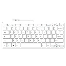 R-Go Tools Compact RGOECQYBL klawiatura USB QWERTY US English Czarny