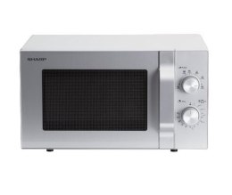 Sharp R204S kuchenka mikrofalowa Blat Mikrofalówka Solo 20 l 800 W Srebrny