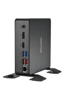 Shuttle NC40U komputer typu barebone 0.84L sized PC Czarny Intel SoC 7305 1,1 GHz