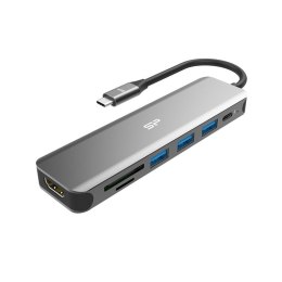 Silicon Power Boost SU20 USB 3.2 Gen 1 (3.1 Gen 1) Type-C 5120 Mbit/s Szary