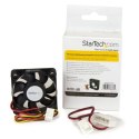 StarTech FAN5X1TX3 system chłodzenia komputerów Obudowa komputera Wentylator 5 cm Czarny