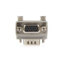 StarTech Right Angle VGA / VGA Cable Adapter Type 1 - M/F DB15 Szary