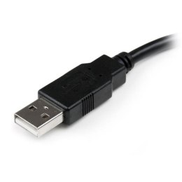 StarTech USBEXTAA6IN kabel USB 0,152 m USB 2.0 USB A Czarny