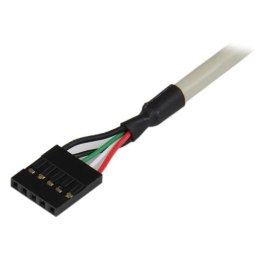 StarTech USBPLATE zmieniacz płci / kabli 2 x IDC 2 x USB A Srebrny