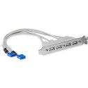 StarTech USBPLATE4 adapter Wewnętrzny USB 2.0