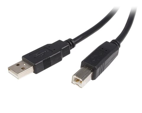 StarTech 0.5m, USB 2.0 A/USB 2.0 B, M/M kabel USB 0,5 m USB A USB B Czarny