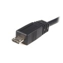 StarTech 0.5m USB A/microB kabel USB 0,5 m USB 2.0 Micro-USB B Czarny