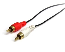 StarTech 0.92m, 3.5mm/2xRCA, M/M kabel audio 0,92 m Czarny