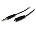 StarTech 1m 3.5mm kabel audio Czarny