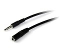 StarTech 1m 3.5mm/3.5mm kabel audio Czarny