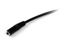 StarTech 1m 3.5mm/3.5mm kabel audio Czarny