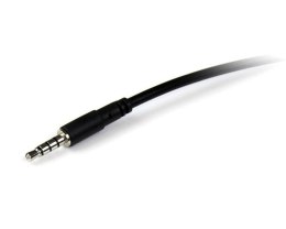 StarTech 2m 3.5mm/3.5mm kabel audio Czarny