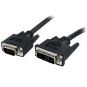 StarTech DVIVGAMM1M adapter kablowy 1 m DVI-A VGA (D-Sub) Czarny