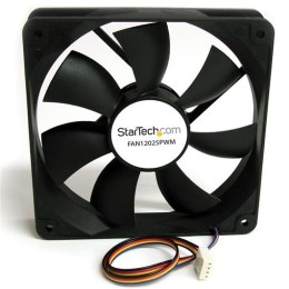 StarTech FAN12025PWM system chłodzenia komputerów Obudowa komputera Wentylator 12 cm Czarny