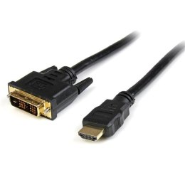 StarTech HDDVIMM1M 1 m HDMI DVI-D Czarny