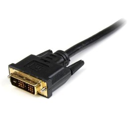 StarTech HDDVIMM1M 1 m HDMI DVI-D Czarny