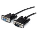 StarTech MXT1003MBK kabel równoległy Czarny 3 m DB-9