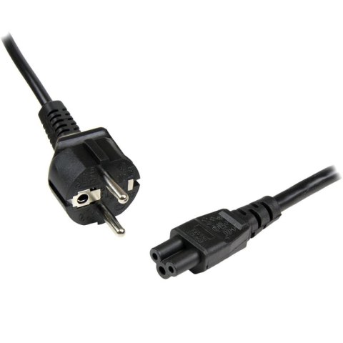 StarTech PXTNB3SEU2M kabel zasilające Czarny 2 m CEE7/7 C5 panel