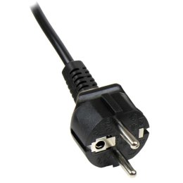 StarTech PXTNB3SEU2M kabel zasilające Czarny 2 m CEE7/7 C5 panel