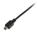 StarTech USB2HABM1M kabel USB 1 m USB 2.0 USB A Mini-USB B Czarny