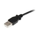 StarTech USB2TYPEH kabel zasilające Czarny 0,9 m USB A Barrel type H