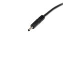 StarTech USB2TYPEH kabel zasilające Czarny 0,9 m USB A Barrel type H