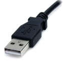 StarTech USB2TYPEM2M kabel zasilające Czarny 2 m USB Barrel type M