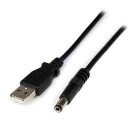 StarTech USB2TYPEN1M kabel zasilające Czarny 1 m USB A Barrel type N